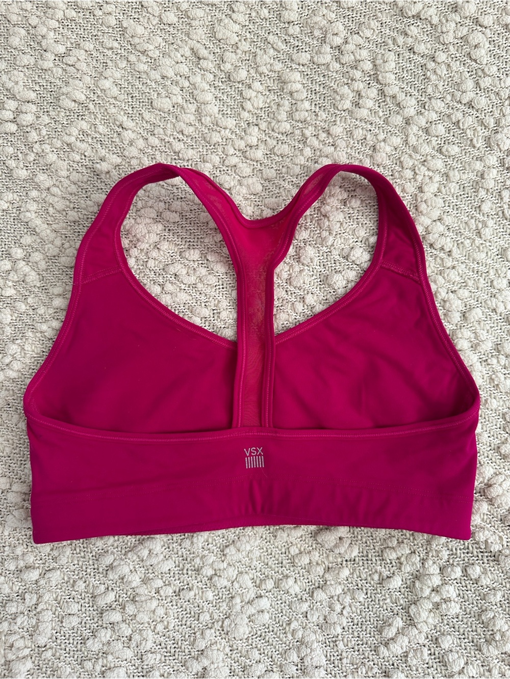 VSX Victoria's Secret The Player Racerback Sports Bra Pink Medium